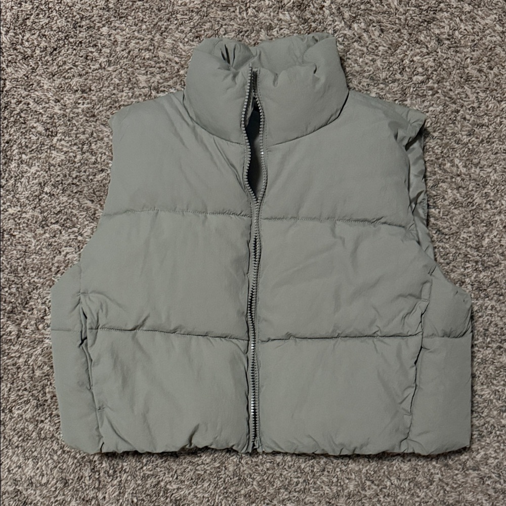 Green Puffer Vest